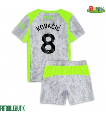 Manchester City Mateo Kovacic #8 Tredjeställ Barn 2025-26 Kortärmad (+ Korta byxor)